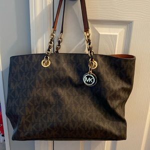 Brown Michael Kors tote bag